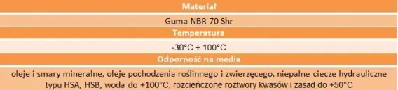 Uszczelniacz simering 29x47x10 RST NBR ERIKS Szybka dostawa